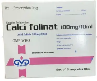 Thuốc Calci Folinat 100mg/10ml Dược phẩm Minh Dân