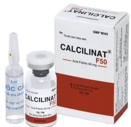 Calcilinat F50, điều trị thiếu máu nguyên hồng cầu do thiếu acid folic