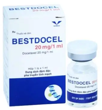 Dung dịch pha truyền Bestdocel 80mg/4ml điều trị ung thư vú, phổi chai 4ml