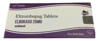 Thuốc Elbokaso 25mg (Eltrombopag) Kaso IP (H/28 V)