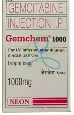 Thuốc Gemchem 1000mg - Gemcitabine 1000mg Neon điều trị ung thư