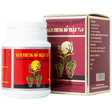 Sâm nhung bổ thận tw3 (c/30v)