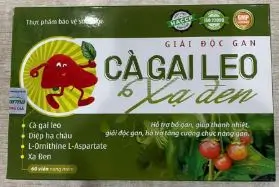 Viên uống giải độc Gan Cà Gai Leo - Xạ Đen