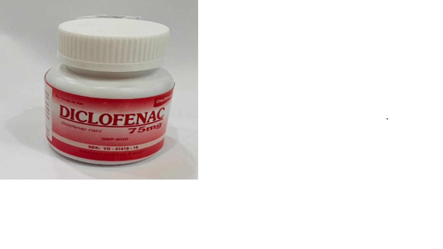 Diclofenac 75mg Tipharco (lọ 200 viên)