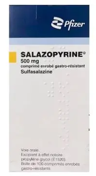 Thuốc Salazopyrine 500mg Pfizer điều trị loét dạ dày