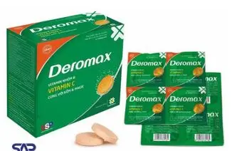 Viên sủi bổ sung Vitamin hương cam Deromax
