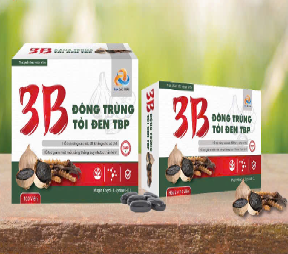 3B ĐÔNG TRÙNG TỎI ĐEN TBP