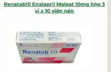 Thuốc Renatab 10 điều trị bệnh suy tim và tăng huyết áp
