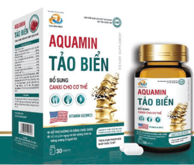 AQUAMIN TẢO BIỂN – BỔ SUNG CANXI CHO CƠ THỂ