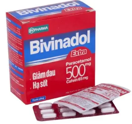 Bivinadol Extra BV Pharma 15 vỉ x 12 viên – Điều trị giảm đau hạ sốt