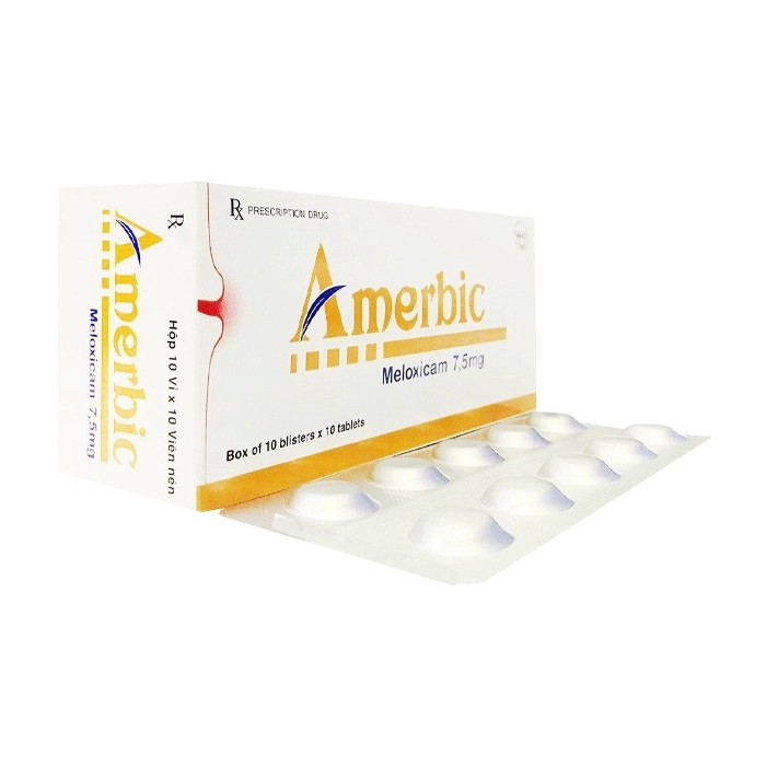 Amerbic 7.5mg Điều trị thoái hóa khớp - 10 vỉ x 10 viên - DonaiPharm