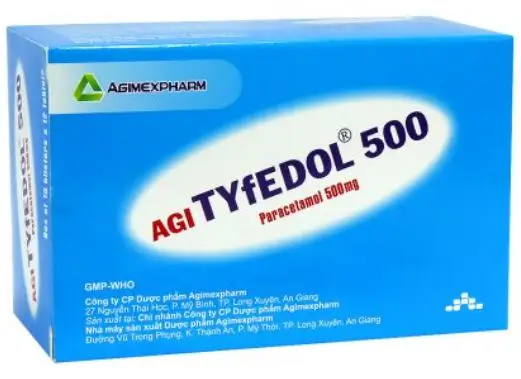 Thuốc Agi Tyfedol 500 – Điều trị hạ sốt giảm đau (10 vỉ x 12 viên)