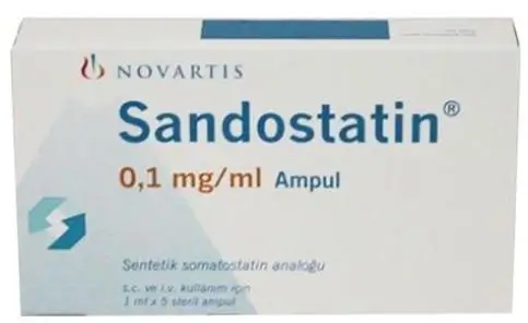 Thuốc Sandostatin 0.1mg/ml được chỉ định để điều trị bệnh rò dạ dày