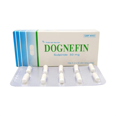 Dognefin 50mg điều trị các triệu chứng rối loạn lo âu – Hộp 3 vỉ x 10 viên nang cứng -DonaiPharm