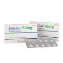 Entefast 60mg điều trị triệu chứng trong viêm mũi dị ứng theo mùa – Hộp 1 vỉ x 10 viên nén dài – DonaiPharm