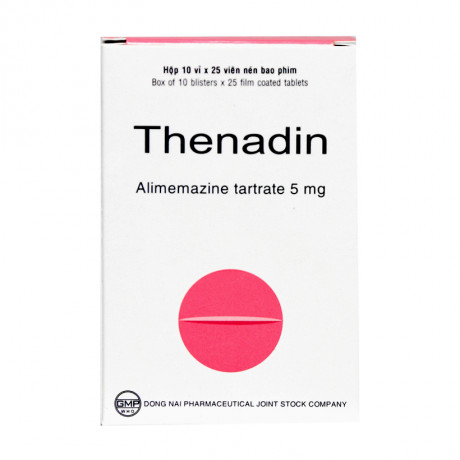 Thenadin 5mg điều trị dị ứng, ho khan – Hộp 10 vỉ x 25 viên nén -DonaiPharm
