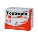Toptropin 800 điều trị chóng mặt, nghiện rượu, suy giảm trí nhớ - Hộp 10 vỉ x 10 viên nén - DonaiPharm