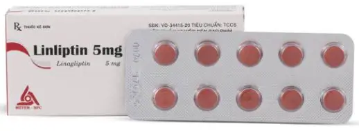 Thuốc Linliptin 5mg điều trị đái thóa đường