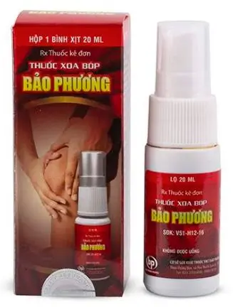 Thuốc Xoa Bóp Bảo Phương giảm đau nhức xương khớp