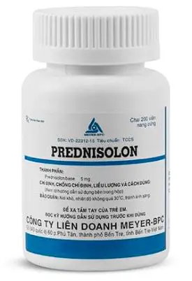 Thuốc Prednisolon 5 mg  kháng viêm khớp dạng thấp