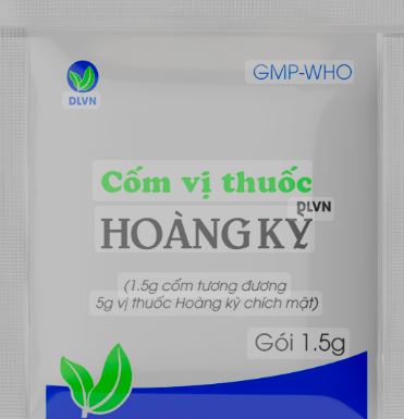 CỐM VỊ THUỐC HOÀNG KỲ – DLVN