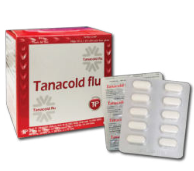 TANACOLD FLU - Điều trị triệu chứng cảm cúm (Hộp 10 vỉ x 10 viên)