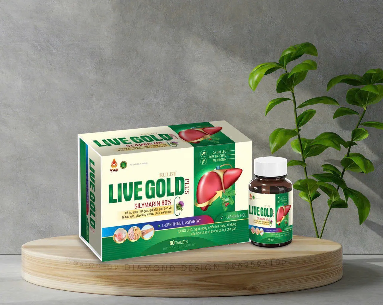 Viên uống Rulby Live Gold Plus – Hỗ trợ mát gan, giải độc gan hiệu quả cho người uống rượu bia