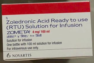 Thuốc Zometa 4mg/100ml điều trị ung thư xương