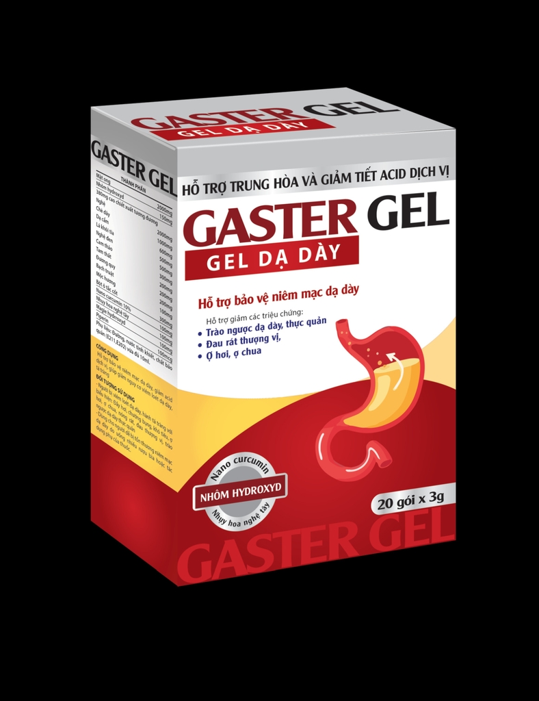 GASTER GEL - Hỗ trợ bảo vệ niêm mạc dạ dày ( 20 gói)