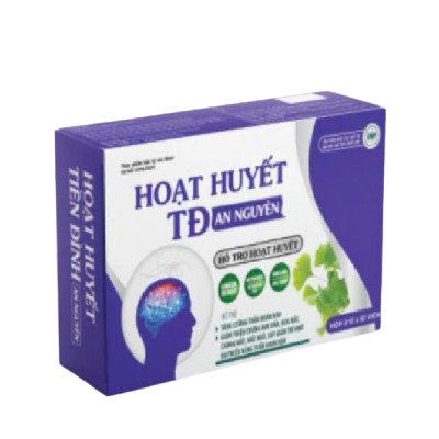 Hoạt huyết TĐ An Nguyên - hỗ trợ tăng cường tuần hoàn não (Hộp 3 vỉ x 10 viên)