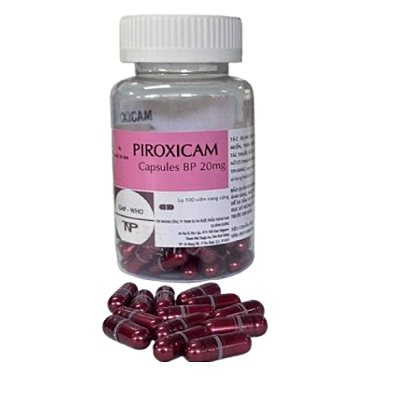 Piroxicam 20mg kháng viêm, giảm đau xương khớp, viêm khớp dạng thấp (Chai 100 viên nang)