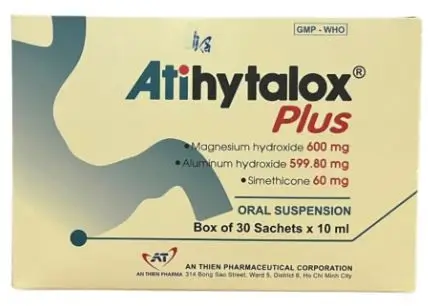 Thuốc Atihytalox Plus điều trị viêm loét dạ dày tá tràng