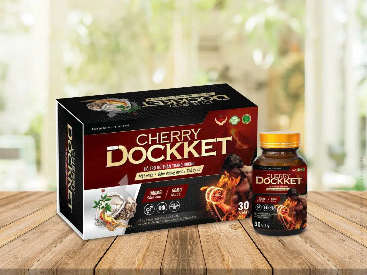 Cherry Dockket – Viên Uống Bổ Thận Tráng Dương, Tăng Cường Sinh Lý Nam Giới Tự Nhiên