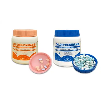 CHLORPHENIRAMIN 4mg – Điều trị viêm mũi dị ứng (Chai 500 viên)