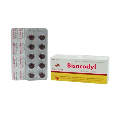 Bisacodyl 5mg - Điều trị táo bón, giúp nhuận trường (H/5vỉ/10v) Thành Nam