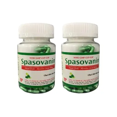 Thuốc điều trị chứng co thắt cơ trơn Spasovanin lọ 200 viên