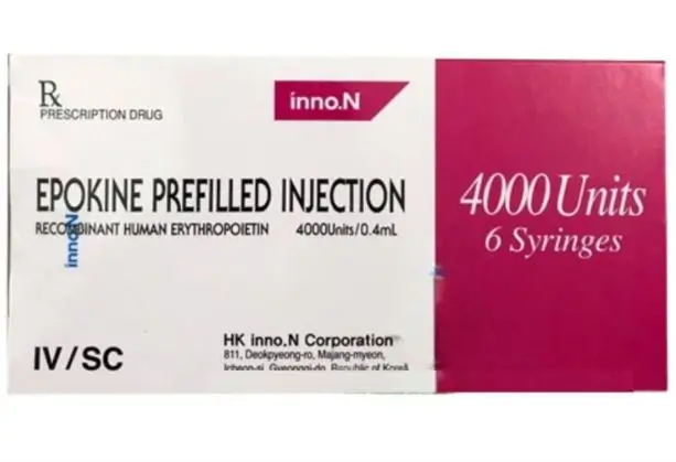 Thuốc Epokine Prefilled Injection 4000IU/0,4ml điều trị thiếu máu