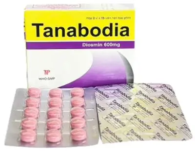 Tanabodia Diosmin 600mg (H/30v) Thành Nam