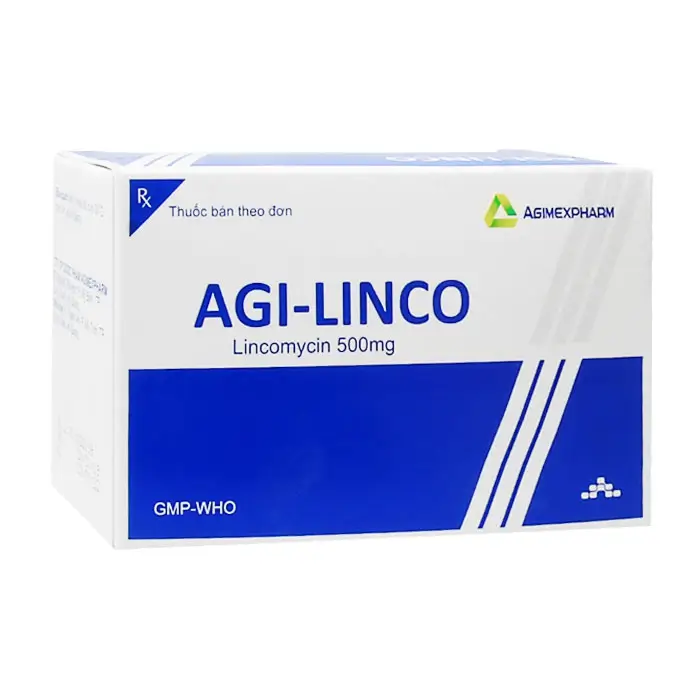 AGILINCO Agimexpharm - Điều trị nhiễm khuẩn (Hộp 10 vỉ x 10 viên)