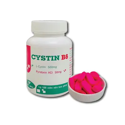 CYSTIN B6 - trị bệnh lý liên quan đến tóc, móng (Chai 100 viên)