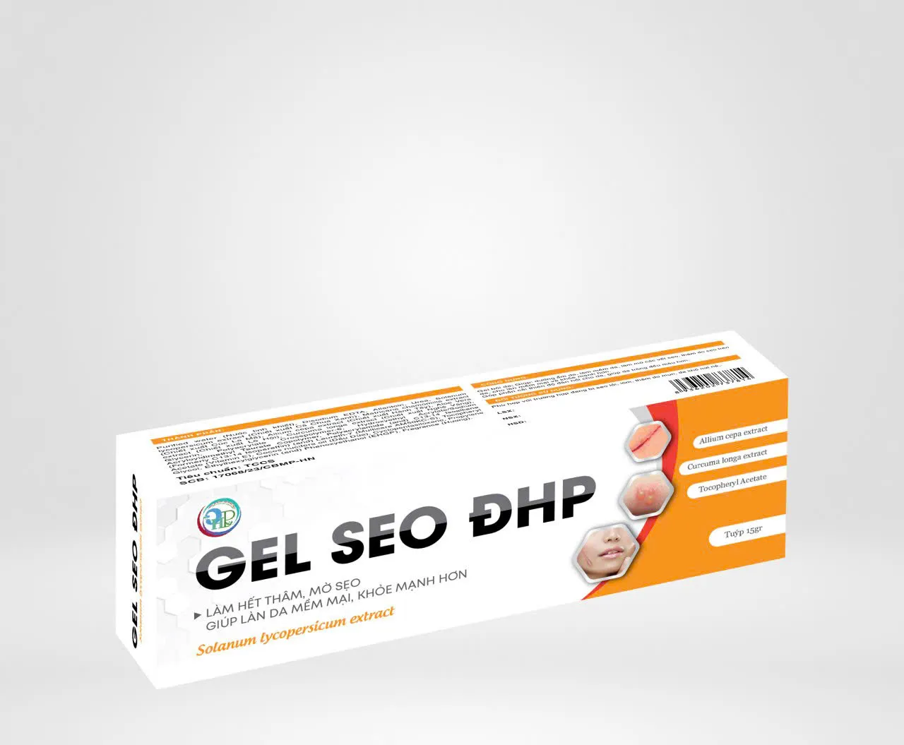 Gel Sẹo ĐHP – Làm Mờ Sẹo Thâm Hiệu Quả Với Chiết Xuất Hành Tây & Nghệ Tự Nhiên