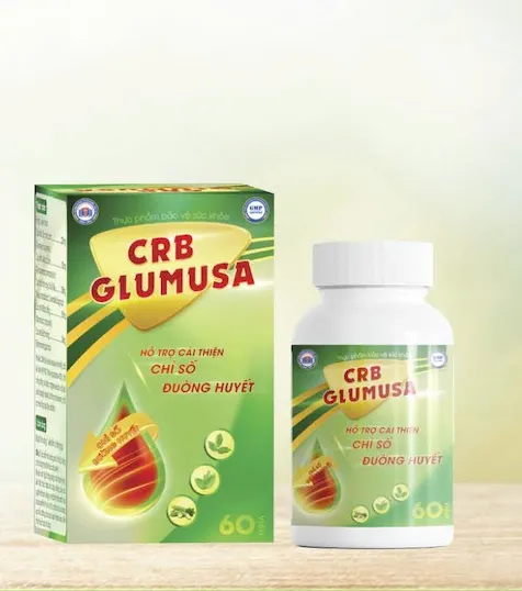 Viên Tiểu Đường CRB Glumusa SANTAFA – Hỗ Trợ Hạ Đường Huyết, Ổn Định Đường Huyết An Toàn