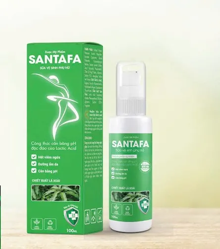 Sữa Vệ Sinh SANTAFA 100ml – Vệ Sinh Vùng Kín An Toàn, Kháng Khuẩn Hiệu Quả