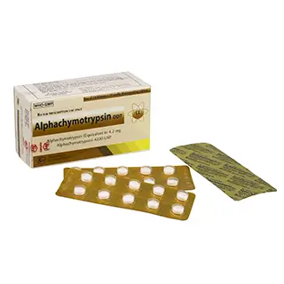 Alphachymotrypsin ODT Dược phẩm Khánh Hòa - Điều trị phù nề sau chấn thương, phẫu thuật