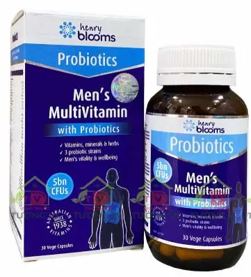 Viên uống Men’s Multivitamin With Probiotics bổ sung vitamin khoáng chất