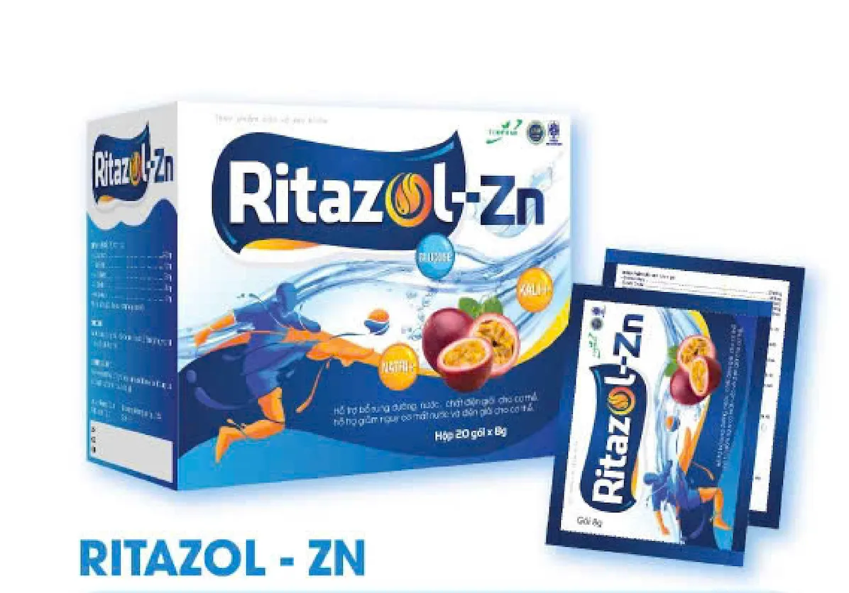 Ritazol-Zn – Bổ Sung Nước & Chất Điện Giải, Kẽm Cho Cơ Thể | TCOPHAR