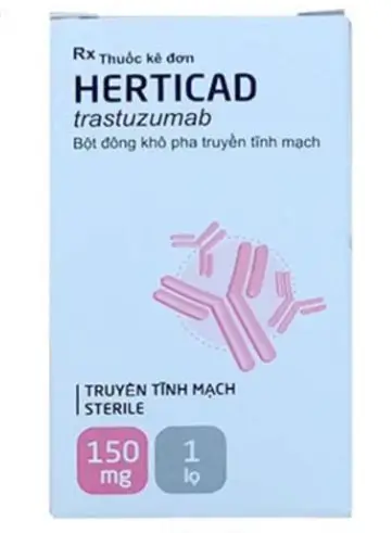 Thuốc Herticad 150mg điều trị ung thư vú ung thư dạ dày