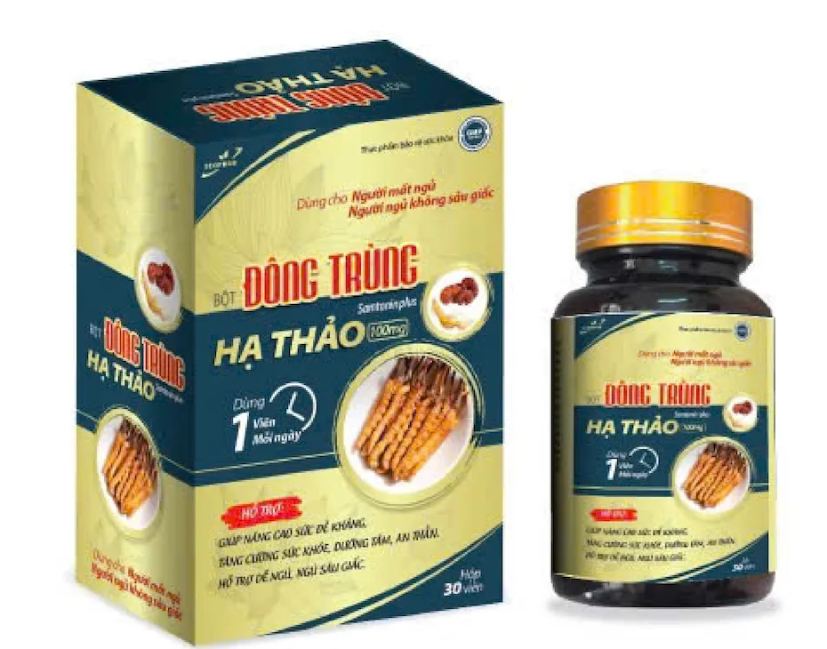 Đông Trùng Hạ Thảo TCOPHAR – Hỗ Trợ Mất Ngủ, Ngủ Sâu Giấc & Tăng Cường Sức Khỏe