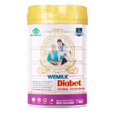 Sữa bột dinh dưỡng Chuyên biệt cho tiểu đường, tiền tiểu đường Wemilk DIABET 900gr
