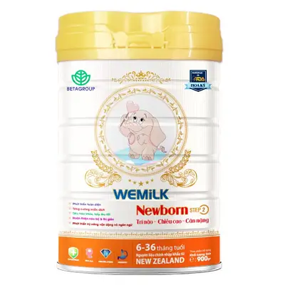 Sữa bột dinh dưỡng Wemilk Newborn 900gr – Phát triển toàn diện trí não, chiều cao, cân nặng